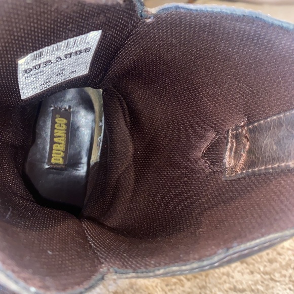 Durango Distressed Western Slouch Boots Size 8 - Picture 6 of 11